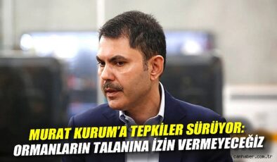 Orman Talanı İddiaları Bakan’a Yanıt Buldu!