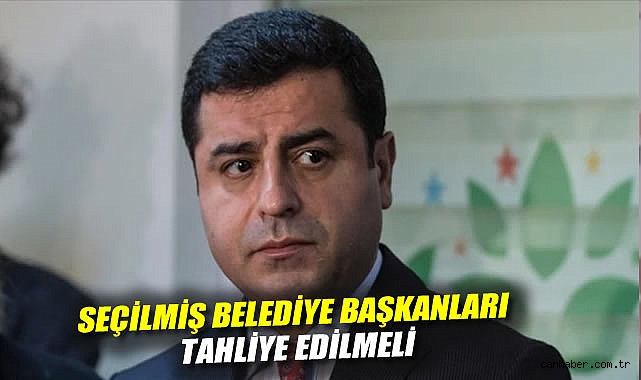Demirtaş: Belediye Başkanları Tutuksuz Yargılanmalı