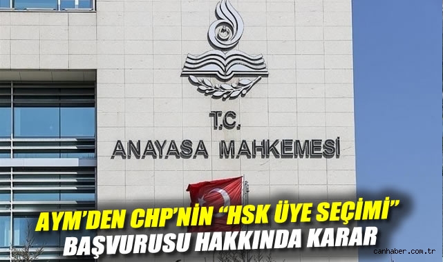 AYM, HSK Seçim İptali İstemini Reddetti!