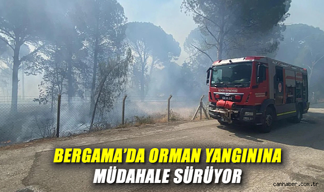 İzmir’de Yangına Su Tankerleriyle Müdahale!