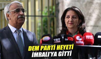 DEM Parti Heyeti İmralı’da Öcalan ile Buluştu!