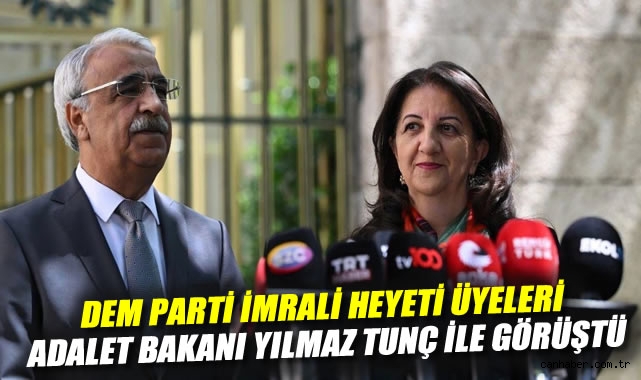 DEM Parti Heyetinden Adalet Bakanı’na Ziyaret