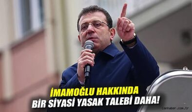 İmamoğlu’na Hapis ve Siyasi Yasak İddianamesi!