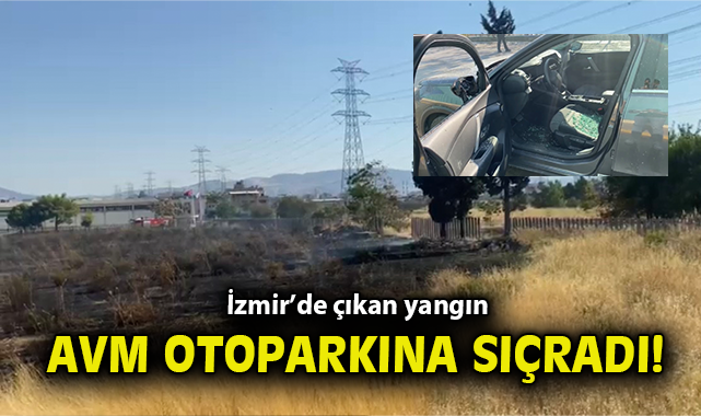 Bornova’da AVM Yakınında Yangın Paniği!