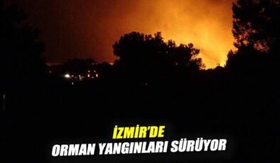 Çeşme ve Ödemiş’te Orman Yangınları: Mahalleler Tahliye!
