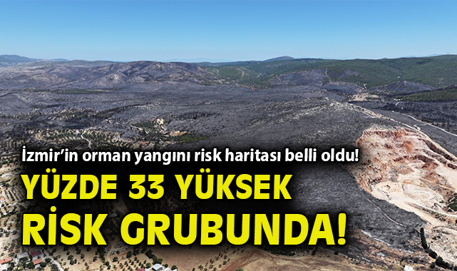 İzmir’de Orman Yangını Riski Haritalandı!