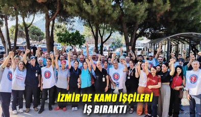 İzmir’de Kamu İşçileri Eylemde, İlerleme Yok!