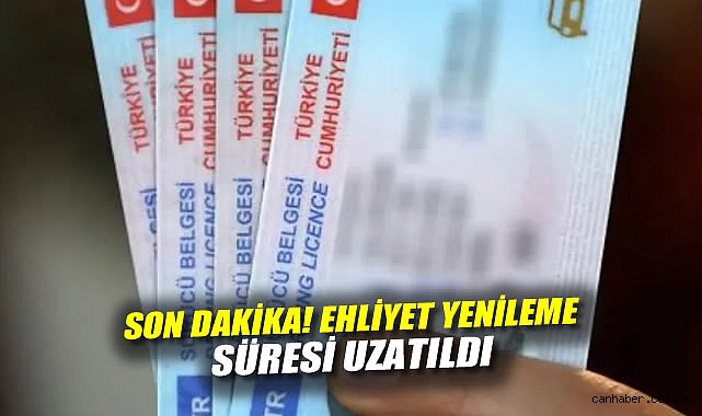 Sürücü Belgesi Yenileme Süresi 31 Ekim 2025’e Uzatıldı!
