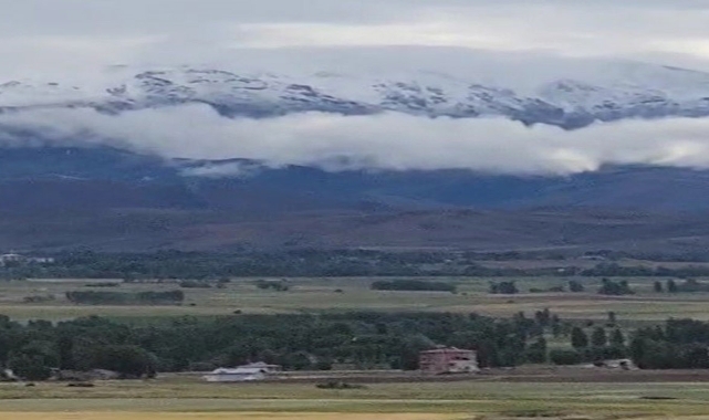 Bayburt’ta Yaz Ortasında Kar Sürprizi!