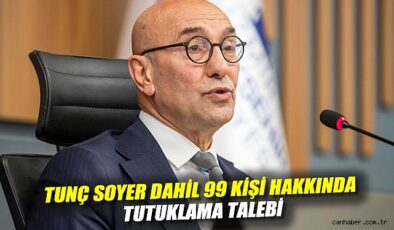 İzmir’de Yolsuzluk Soruşturmasında 99 Tutuklama Talebi