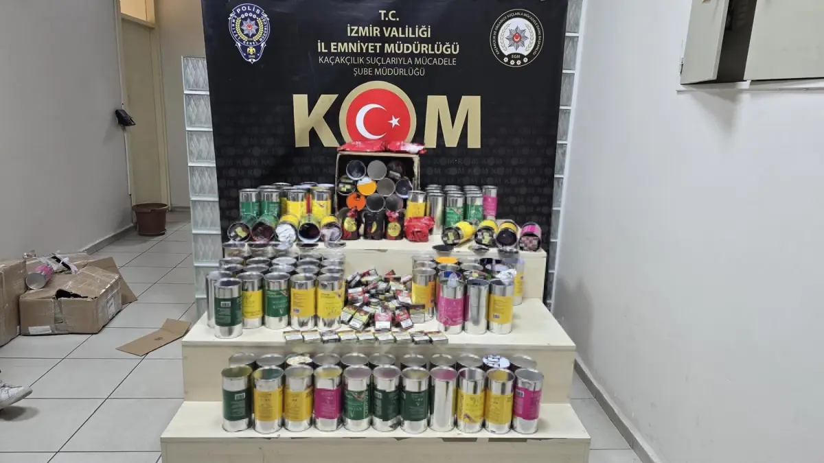 İzmir’de 5 Milyonluk Kaçakçılık Operasyonu!