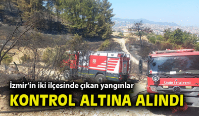 İzmir’de Orman Yangınları Kontrol Altına Alındı