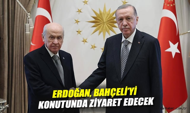 Erdoğan, Bahçeli’yi Ziyaret Edecek! Saat 17.00’de!