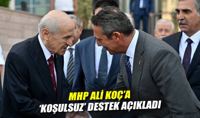 MHP’den Ali Koç’a Olağanüstü Destek Mesajı!