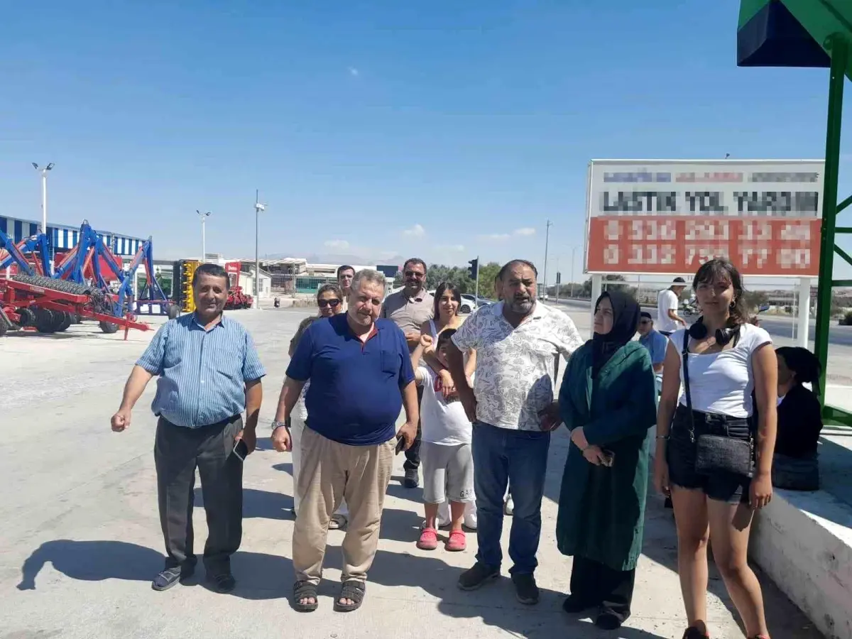 Yolcu Otobüsü Mazot Bitirince Kriz Çıktı!
