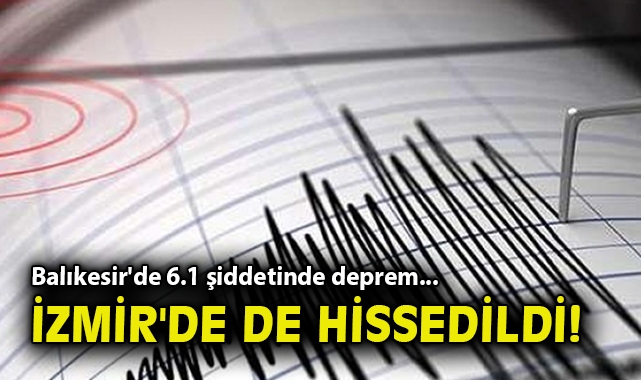 Balıkesir’de 6.1 Şiddetinde Deprem!