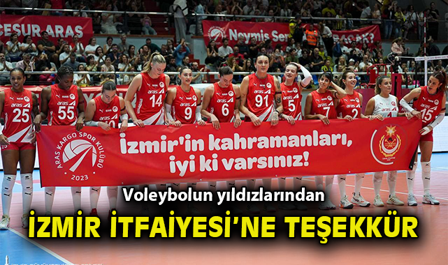 İzmir’de Voleybol Maçında Anlamlı Jest!