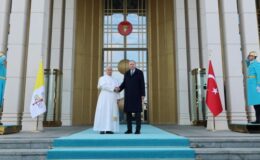 Erdoğan, Papa 14. Leo’yu Resmi Törende Ağırladı