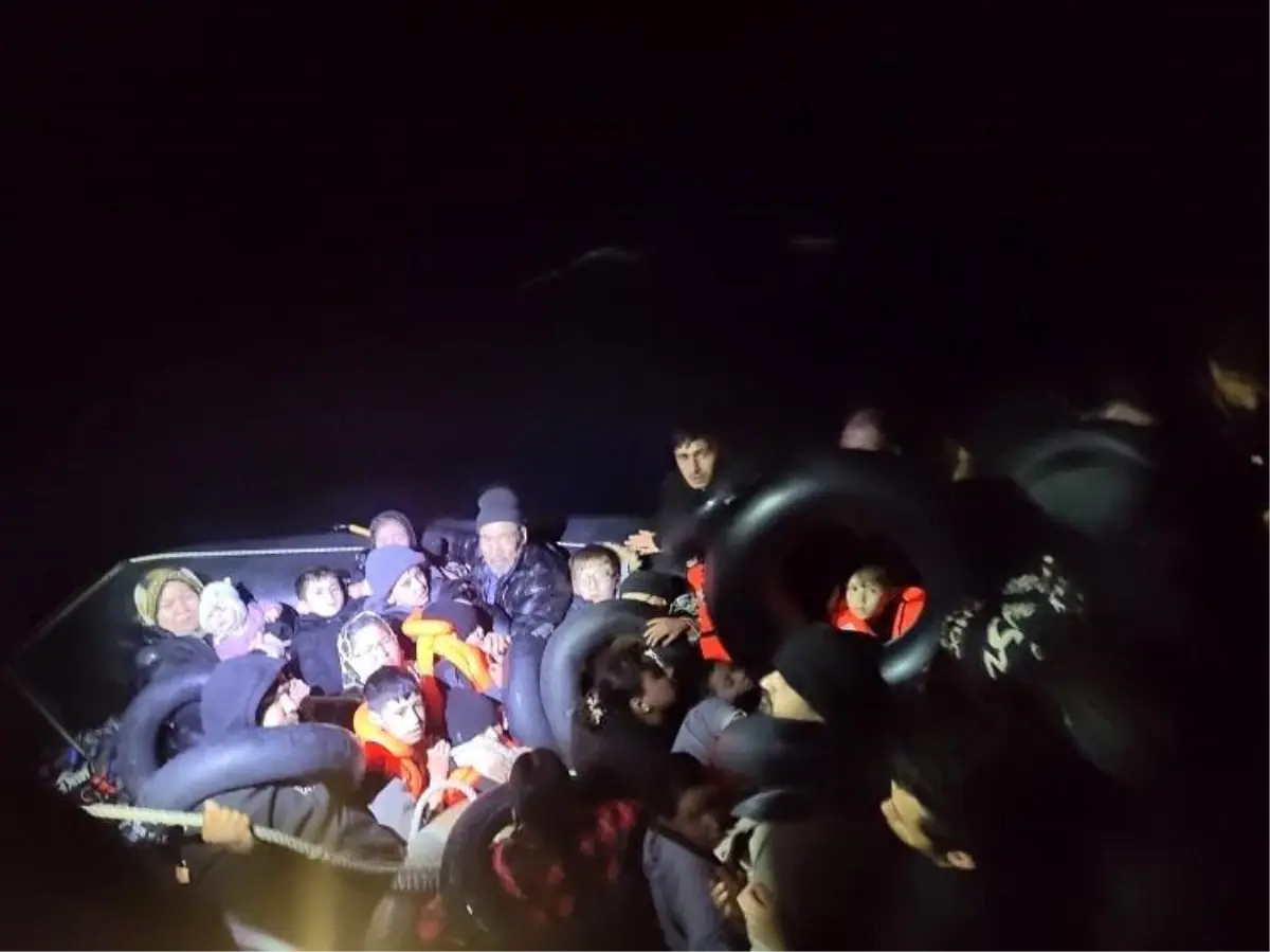 İzmir’de 14 göçmen kurtarıldı, 35’i yakalandı!