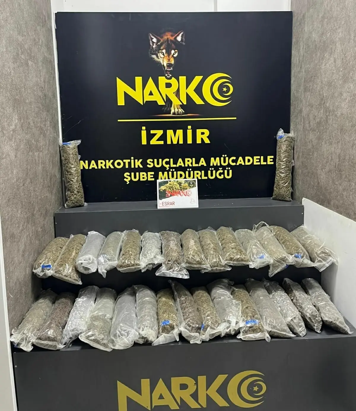 İzmir’de 23 Kilo Esrarla Uyuşturucu Operasyonu