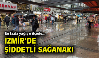 İzmir’de Sağanak Yağış Hayatı Olumsuz Etkiliyor!