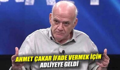 Ahmet Çakar Adliyeye İfade Vermek İçin Gitti