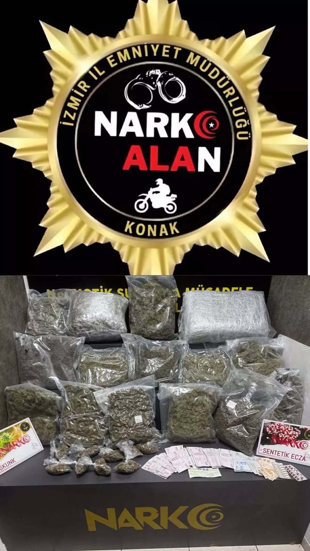 İzmir’de Uyuşturucu Operasyonu: 25 Kilo Skunk Yakalandı