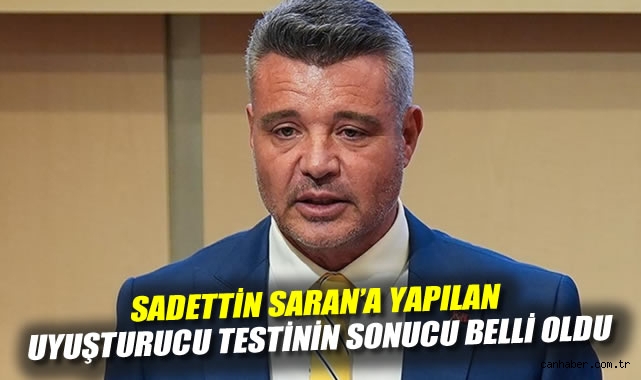 Fenerbahçe Başkanı Saran’dan Şok Uyuşturucu Testi!