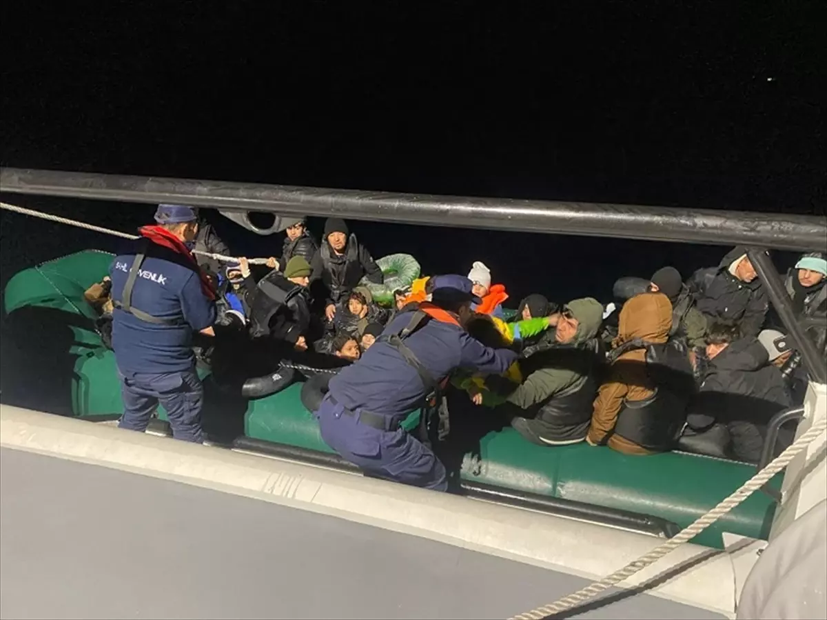 Seferihisar’da 28 Çocukla 50 Göçmen Yakalandı!