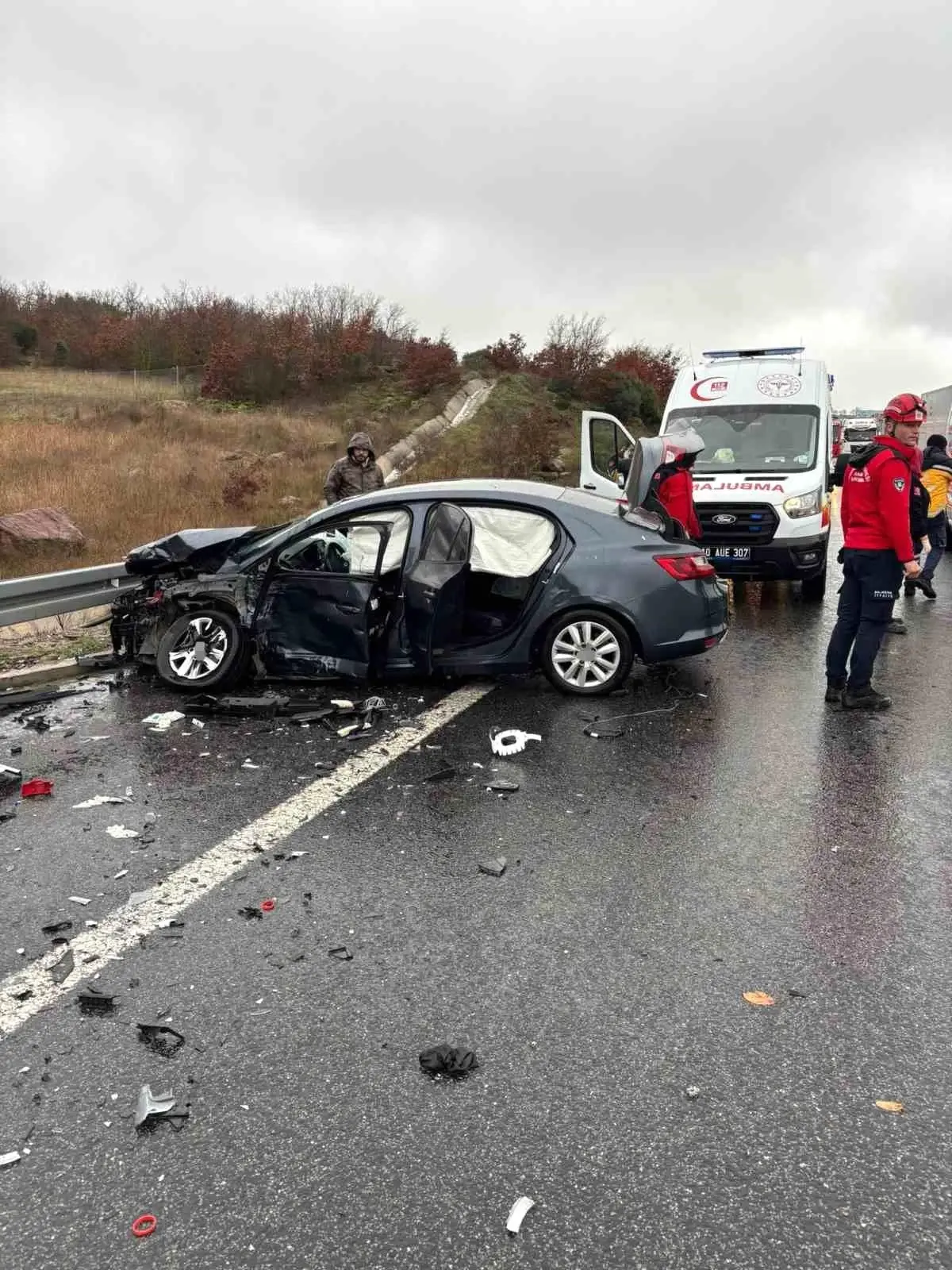 İzmir-İstanbul Otoyolu’nda Zincirleme Kaza: 1 Ölü!