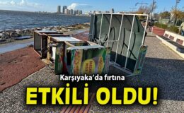 İzmir’de Şiddetli Yağış ve Rüzgar Hayatı Olumsuz Etkiledi