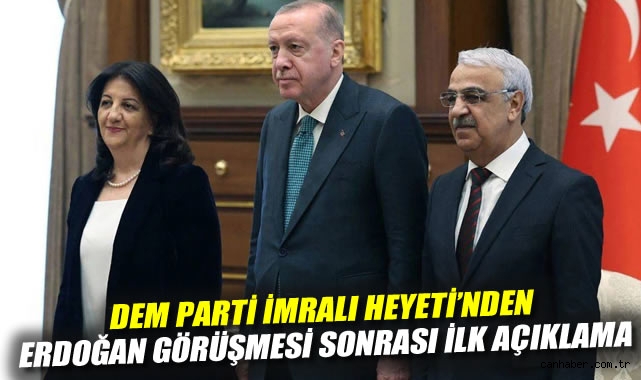DEM Parti’den Erdoğan ile Barış Temalı Görüşme