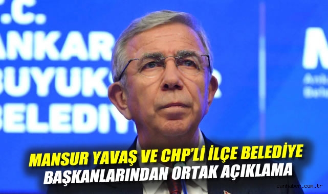 CHP’li Başkanlar Yavaş’la Bir Araya Geldi!