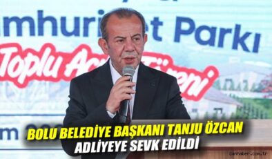 Bolu Belediye Başkanı Özcan ve 12 Kişi Adliyeye Sevk!