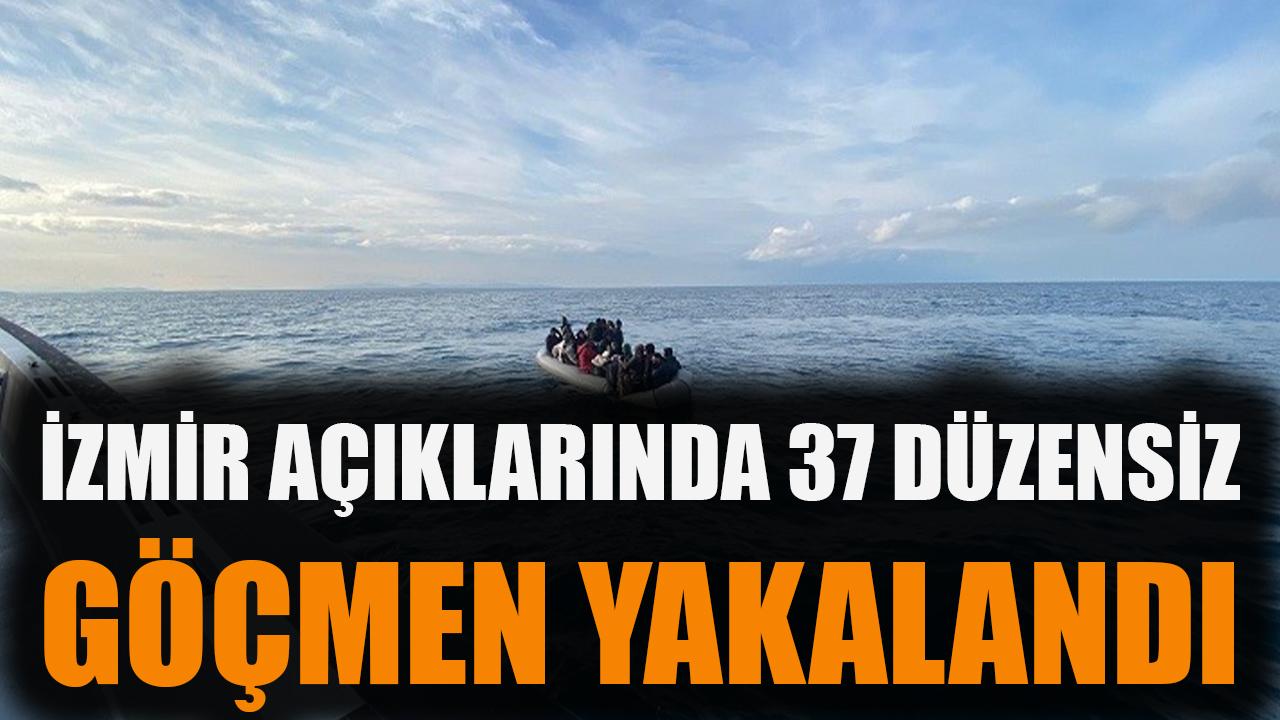 Seferihisar’da 37 Düzensiz Göçmen Yakalandı!