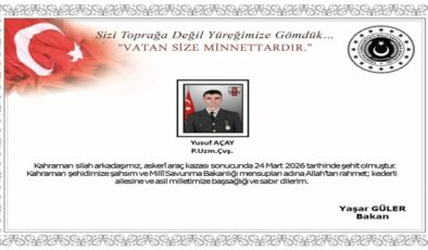 Doğubeyazıt’ta Askeri Araç Kazası: Şehit Var