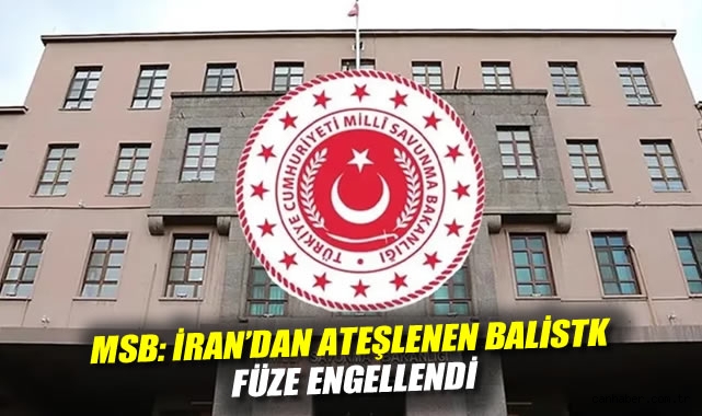 İran Füzesi Türkiye Hava Sahasında Düşürüldü!
