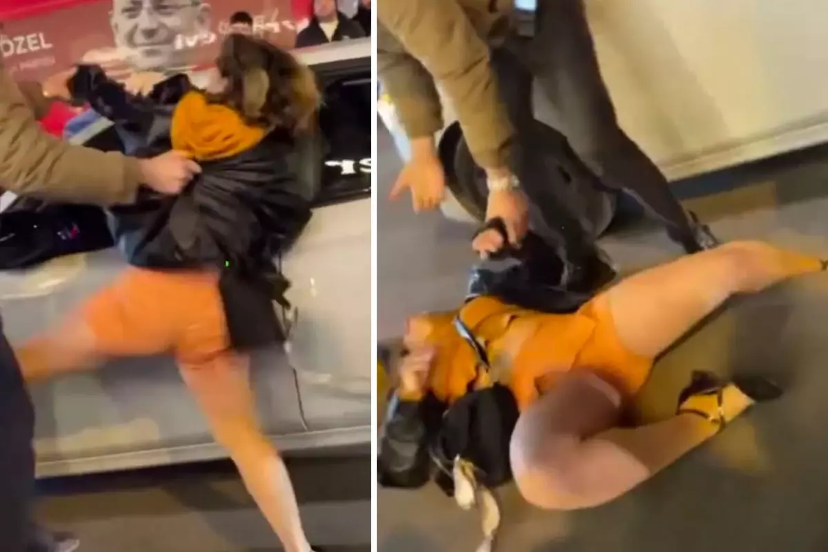 İzmir’de Sinir Krizi Geçiren Kadın Paniğe Neden Oldu