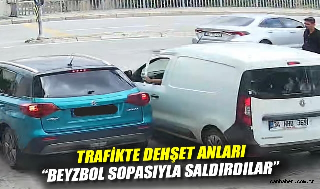 Ticari Araçla Sıkıştırılan Aileye Beyzbol Sopalı Saldırı!