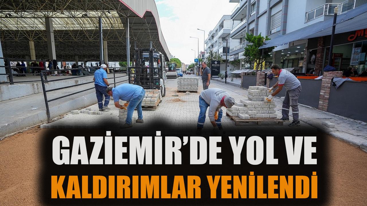 Gaziemir’de Yol ve Kaldırım Yenileme Seferberliği!