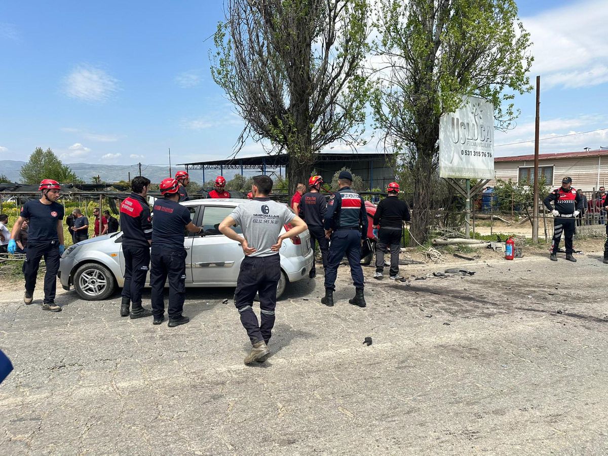 Ödemiş’te Feci Trafik Kazası: 1 Ölü, 3 Yaralı