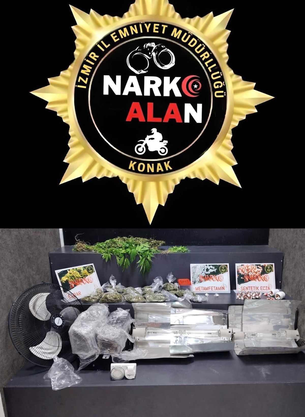 İzmir’de Uyuşturucu İmalathanesine Büyük Operasyon