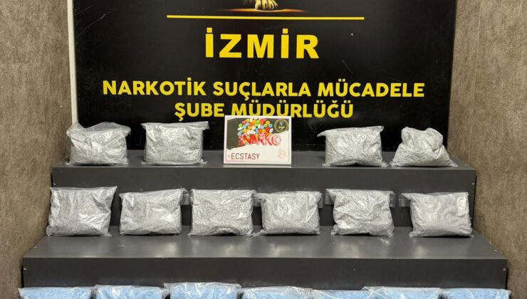 İzmir’de 101 Bin Uyuşturucu Hapla Tutuklama!