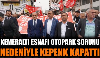 Kemeraltı’nda Esnaf Otopark için Kepenk Kapattı!