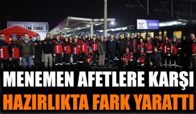 Menemen Belediyesi MAkur’la Afetlere Karşı Hazır!