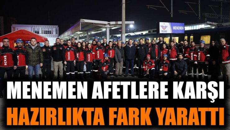 Menemen Belediyesi MAkur’la Afetlere Karşı Hazır!