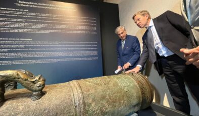 Aliağa’da 17. Yüzyıla Ait Bronz Gemi Topu Bulundu