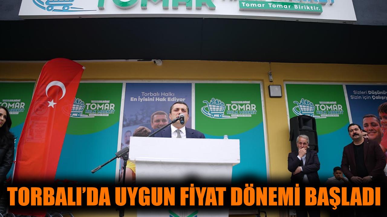 Torbalı’da Uygun Fiyatlı TOMAR Halk Market Açıldı!